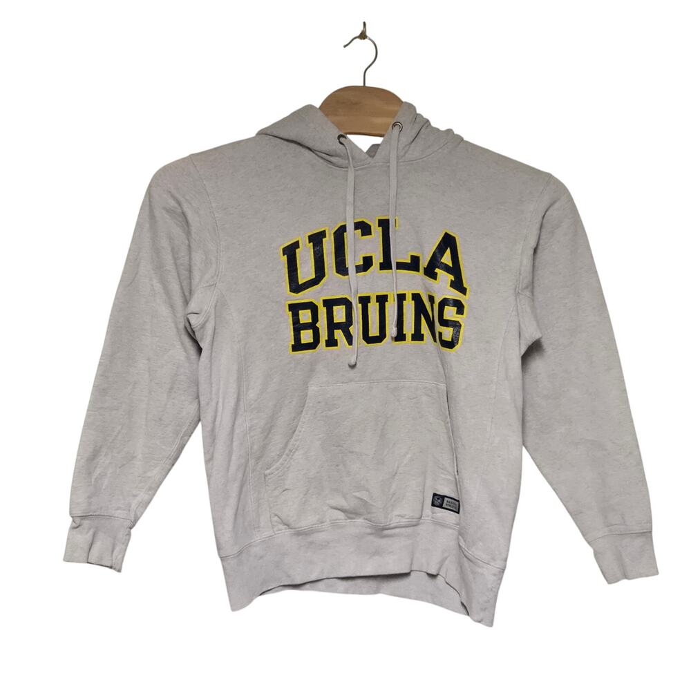 Vintage UCLA Bruins Hoodie Russell Athletic size Medium Gray READ